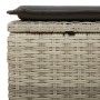 Set de sofás de jardín 6 pzas y cojines ratán sintético gris de , Conjuntos de jardín - Ref: Foro24-3325578, Precio: 387,32 €...