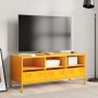 Mueble para TV acero laminado en frío amarillo 101,5x39x43,5 cm de , Muebles TV - Ref: Foro24-851325, Precio: 94,07 €, Descue...