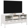 Mueble para TV acero laminado en frío blanco 101,5x39x43,5 cm de , Muebles TV - Ref: Foro24-851327, Precio: 127,50 €, Descuen...