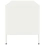 Mueble para TV acero laminado en frío blanco 101,5x39x43,5 cm de , Muebles TV - Ref: Foro24-851327, Precio: 125,86 €, Descuen...