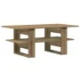 Mesa de centro madera ingeniería roble artesanal 102x55x42cm de , Mesas de centro - Ref: Foro24-855851, Precio: 52,56 €, Desc...