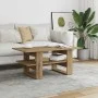 Mesa de centro madera ingeniería roble artesanal 102x55x42cm de , Mesas de centro - Ref: Foro24-855851, Precio: 52,56 €, Desc...