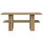 Mesa de centro madera ingeniería roble artesanal 102x55x42cm de , Mesas de centro - Ref: Foro24-855851, Precio: 52,56 €, Desc...