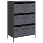 Aparador acero gris antracita 68x39x101,5 cm de , Aparadores - Ref: Foro24-851222, Precio: 128,82 €, Descuento: %