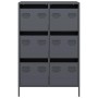 Aparador acero gris antracita 68x39x101,5 cm de , Aparadores - Ref: Foro24-851222, Precio: 128,82 €, Descuento: %