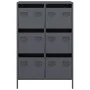 Aparador acero gris antracita 68x39x101,5 cm de , Aparadores - Ref: Foro24-851222, Precio: 126,82 €, Descuento: %