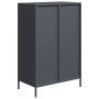 Aparador acero gris antracita 68x39x101,5 cm de , Aparadores - Ref: Foro24-851222, Precio: 128,82 €, Descuento: %