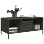 Mesa de centro acero laminado en frío negro 101,5x50x43,5 cm by , Coffee table - Ref: Foro24-851274, Price: 86,78 €, Discount: %