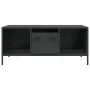 Mesa de centro acero laminado en frío negro 101,5x50x43,5 cm by , Coffee table - Ref: Foro24-851274, Price: 86,78 €, Discount: %