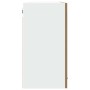 Armario colgante vidrio madera roble artisan 80x31x60 cm de , Armarios de cocina - Ref: Foro24-856120, Precio: 70,53 €, Descu...