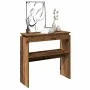 Mesa consola madera de ingeniería envejecida 80x30x80 cm de , Mesas auxiliares - Ref: Foro24-856624, Precio: 45,02 €, Descuen...