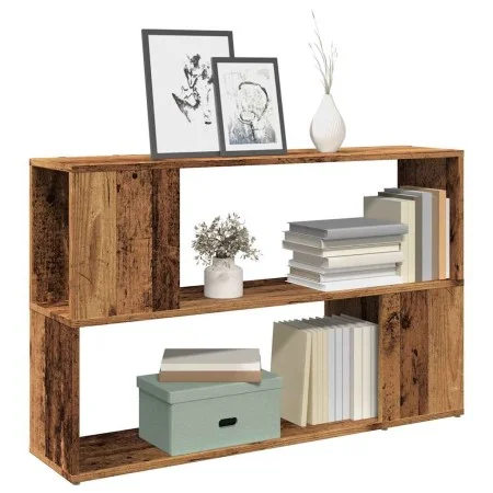 Estantería madera de ingeniería madera envejecida 100x24x63 cm de , Librerías y estanterías - Ref: Foro24-856740, Precio: 49,...