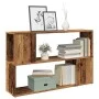 Estantería madera de ingeniería madera envejecida 100x24x63 cm de , Librerías y estanterías - Ref: Foro24-856740, Precio: 49,...