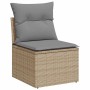Set sofás jardín y cojines 5 pzas ratán sintético acacia beige de , Conjuntos de jardín - Ref: Foro24-3328039, Precio: 563,45...