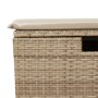 Set sofás jardín y cojines 2 pzas ratán sintético acacia beige de , Conjuntos de jardín - Ref: Foro24-3328671, Precio: 132,80...
