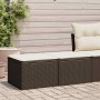 Set sofás jardín y cojines 2 pzas ratán sintético acacia marrón de , Conjuntos de jardín - Ref: Foro24-3328686, Precio: 94,07...