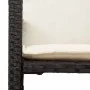 Set bar jardín con cojines 7 pzas ratán sintético acacia negro de , Conjuntos de jardín - Ref: Foro24-3328902, Precio: 791,03...