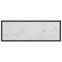 Mesa consola vidrio templado blanco 100x35x75 cm de vidaXL, Mesas auxiliares - Ref: Foro24-322813, Precio: 47,87 €, Descuento: %