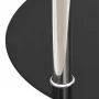 Mesa auxiliar 2 niveles vidrio templado transparente negro 38cm de vidaXL, Mesas auxiliares - Ref: Foro24-322788, Precio: 28,...