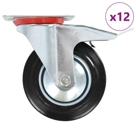 Ruedas giratorias 12 unidades 160 mm de , Manipulación de materiales - Ref: Foro24-277992, Precio: 151,36 €, Descuento: %