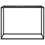 Mesa consola vidrio templado negro 100x35x75 cm de vidaXL, Mesas auxiliares - Ref: Foro24-322814, Precio: 55,76 €, Descuento: %