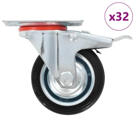 Ruedas giratorias 32 unidades 75 mm de , Manipulación de materiales - Ref: Foro24-277950, Precio: 141,57 €, Descuento: %