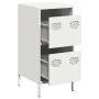 Aparador de acero laminado en frío blanco 35x39x73,5 cm de , Aparadores - Ref: Foro24-851399, Precio: 64,69 €, Descuento: %