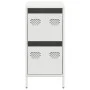 Aparador de acero laminado en frío blanco 35x39x73,5 cm de , Aparadores - Ref: Foro24-851399, Precio: 64,69 €, Descuento: %