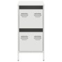 Aparador de acero laminado en frío blanco 35x39x73,5 cm de , Aparadores - Ref: Foro24-851399, Precio: 65,28 €, Descuento: %
