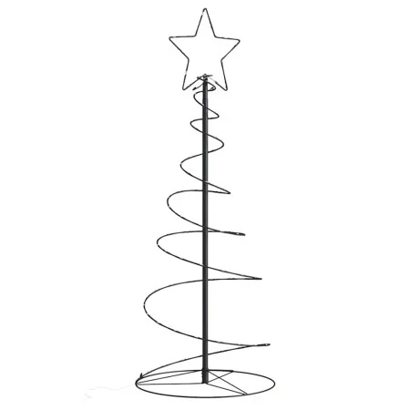 Árbol de Navidad cono de luz 80 LEDs blanco cálido 120 cm de , Luces de Navidad - Ref: Foro24-4019497, Precio: 37,01 €, Descu...