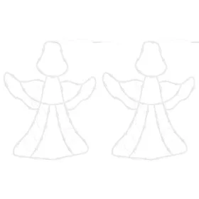 Luces de Navidad Silueta de ángel 2 piezas 50LEDs blanco cálido de , Luces de Navidad - Ref: Foro24-4019600, Precio: 15,85 €,...