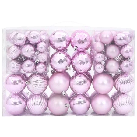 Bolas de Navidad 100 unidades rosa Ø3/4/6 cm de , Adornos festivos - Ref: Foro24-4100006, Precio: 14,00 €, Descuento: %