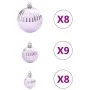 Bolas de Navidad 100 unidades rosa Ø3/4/6 cm de , Adornos festivos - Ref: Foro24-4100006, Precio: 14,00 €, Descuento: %