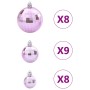 Bolas de Navidad 100 unidades rosa Ø3/4/6 cm de , Adornos festivos - Ref: Foro24-4100006, Precio: 14,12 €, Descuento: %