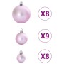 Bolas de Navidad 100 unidades rosa Ø3/4/6 cm de , Adornos festivos - Ref: Foro24-4100006, Precio: 14,12 €, Descuento: %