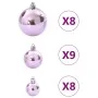 Bolas de Navidad 100 unidades rosa Ø3/4/6 cm de , Adornos festivos - Ref: Foro24-4100006, Precio: 14,00 €, Descuento: %