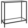 Mesa de consola transparente vidrio templado 80x35x75 cm de vidaXL, Mesas auxiliares - Ref: Foro24-322831, Precio: 64,03 €, D...