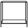 Mesa de consola transparente vidrio templado 80x35x75 cm de vidaXL, Mesas auxiliares - Ref: Foro24-322831, Precio: 64,03 €, D...