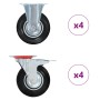 Ruedas 8 unidades 125 mm de , Manipulación de materiales - Ref: Foro24-278046, Precio: 85,52 €, Descuento: %