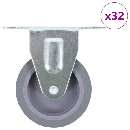 Ruedas fijas 32 unidades 75 mm de , Manipulación de materiales - Ref: Foro24-277830, Precio: 105,89 €, Descuento: %