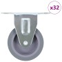 Ruedas fijas 32 unidades 75 mm de , Manipulación de materiales - Ref: Foro24-277830, Precio: 105,89 €, Descuento: %