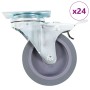 Ruedas giratorias 24 unidades 75 mm de , Manipulación de materiales - Ref: Foro24-277839, Precio: 92,48 €, Descuento: %