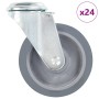 Ruedas giratorias con agujero pasador 24 unidades 100 mm de , Manipulación de materiales - Ref: Foro24-277864, Precio: 136,65...