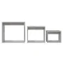 Mesas apilables 3 piezas madera contrachapada gris hormigón by , Side tables - Ref: Foro24-808580, Price: 60,22 €, Discount: %