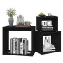 Mesas apilables 3 piezas madera contrachapada negro de , Mesas auxiliares - Ref: Foro24-808577, Precio: 50,93 €, Descuento: %