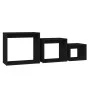 Mesas apilables 3 piezas madera contrachapada negro by , Side tables - Ref: Foro24-808577, Price: 50,31 €, Discount: %