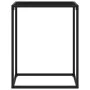 Mesa consola vidrio templado negro 60x35x75 cm de vidaXL, Mesas auxiliares - Ref: Foro24-322804, Precio: 52,80 €, Descuento: %