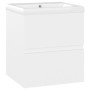 Mueble con lavabo madera de ingeniería blanco de , Tocadores de baño - Ref: Foro24-3071531, Precio: 133,38 €, Descuento: %