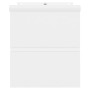 Mueble con lavabo madera de ingeniería blanco de , Tocadores de baño - Ref: Foro24-3071531, Precio: 133,38 €, Descuento: %