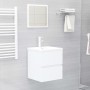 Mueble con lavabo madera de ingeniería gris de , Tocadores de baño - Ref: Foro24-3071621, Precio: 178,68 €, Descuento: %